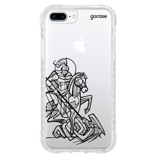 Capinha para celular  São Jorge Lineart