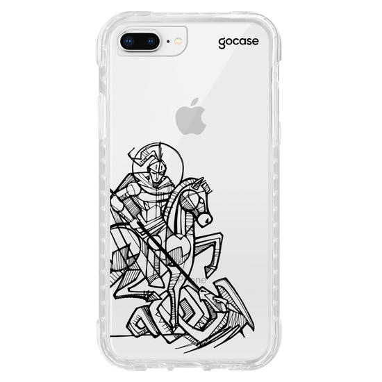 Capinha para celular  São Jorge Lineart