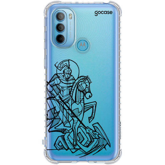 Capinha para celular  São Jorge Lineart
