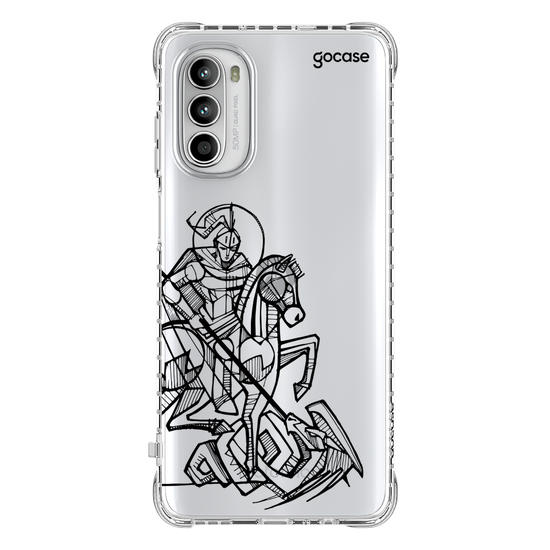 Capinha para celular  São Jorge Lineart