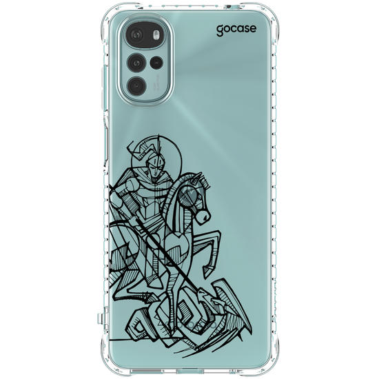 Capinha para celular  São Jorge Lineart