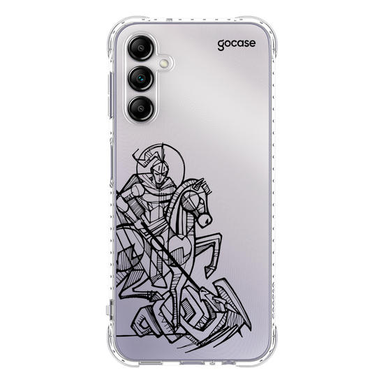 Capinha para celular  São Jorge Lineart