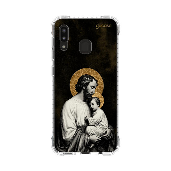 Capinha para celular  São José e Menino Jesus
