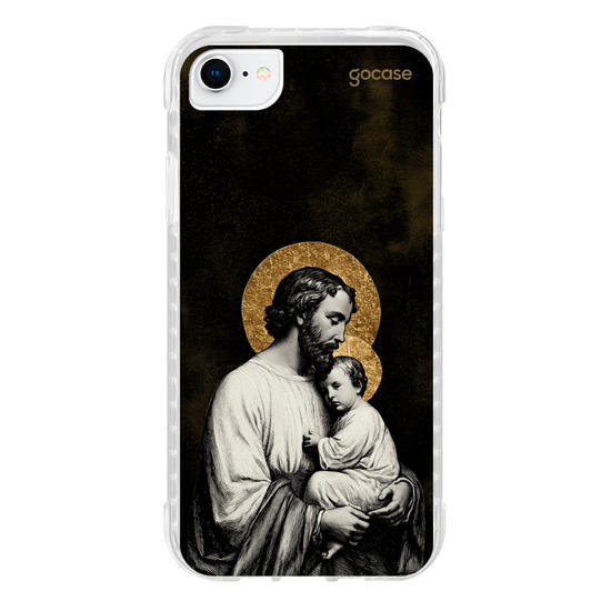 Capinha para celular  São José e Menino Jesus