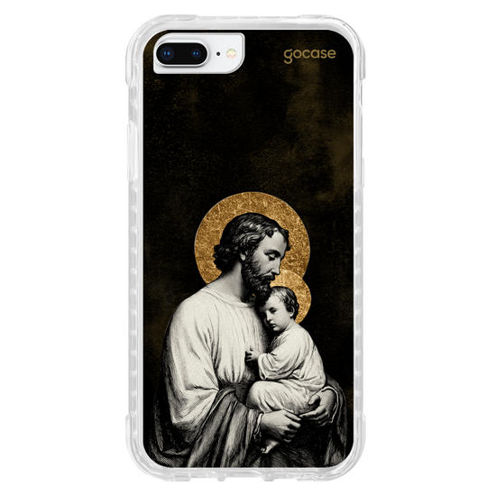 Capinha para celular  São José e Menino Jesus