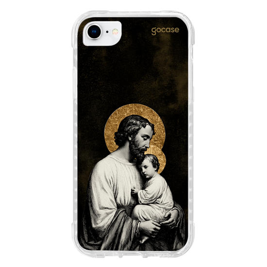 Capinha para celular  São José e Menino Jesus