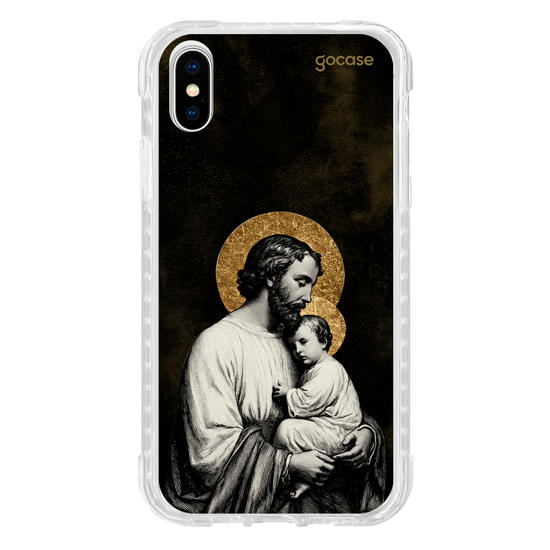 Capinha para celular  São José e Menino Jesus