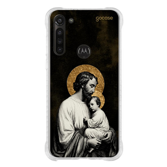 Capinha para celular  São José e Menino Jesus