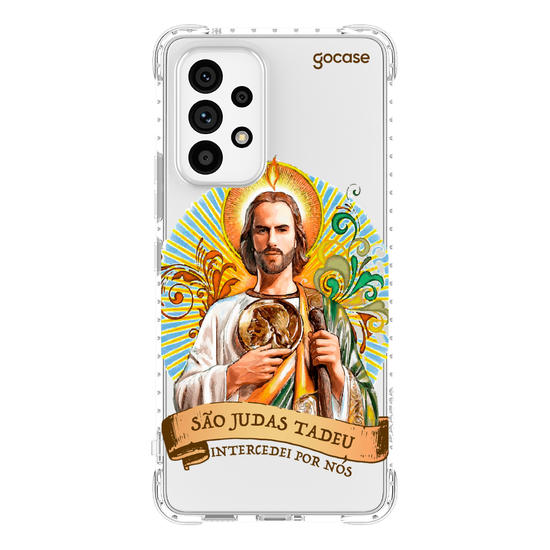 Capinha para celular São Judas, Intercedei Por Nós