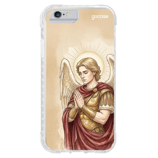 Capinha para celular  São Miguel Arcanjo - Aura Aquarela