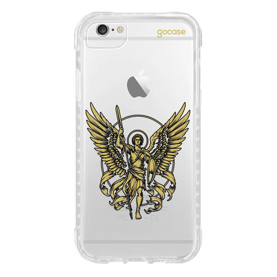 Capinha para celular  São Miguel Arcanjo Dourado