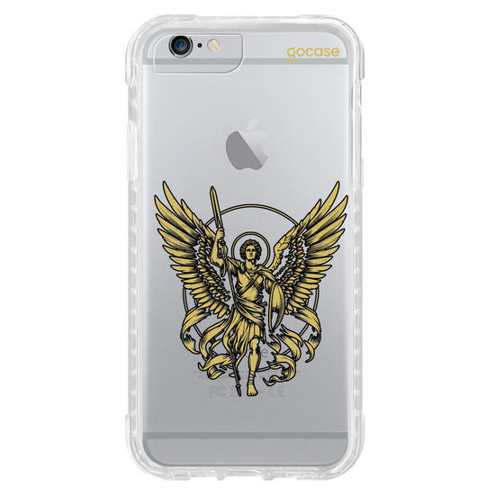 Capinha para celular  São Miguel Arcanjo Dourado