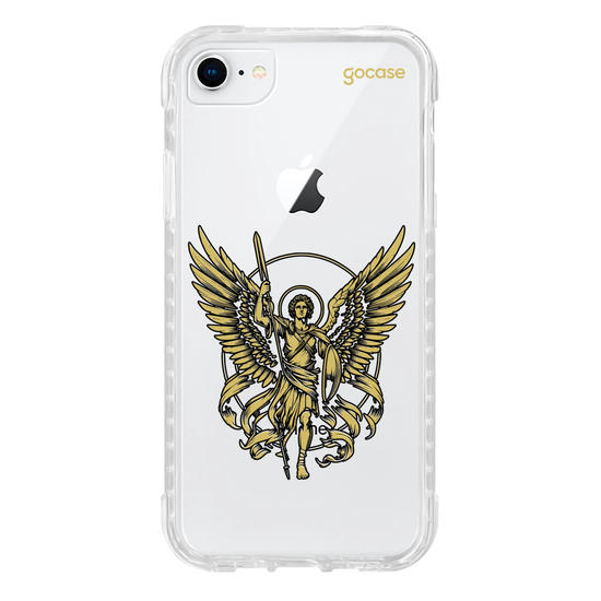 Capinha para celular  São Miguel Arcanjo Dourado
