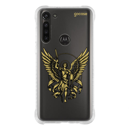 Capinha para celular  São Miguel Arcanjo Dourado