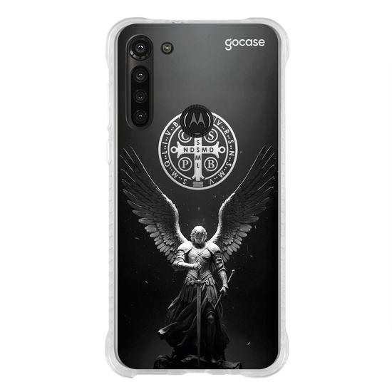 Capinha para celular  São Miguel Arcanjo e Medalha