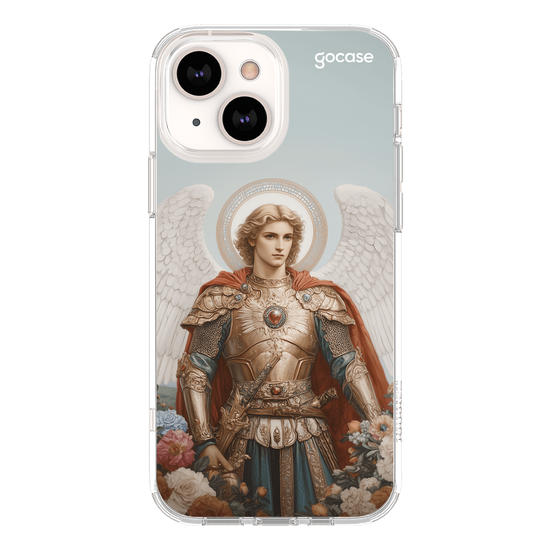 Capinha para celular São Miguel Arcanjo - Flores