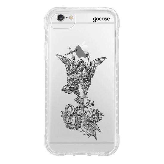Capinha para celular  São Miguel Gravura Clássica