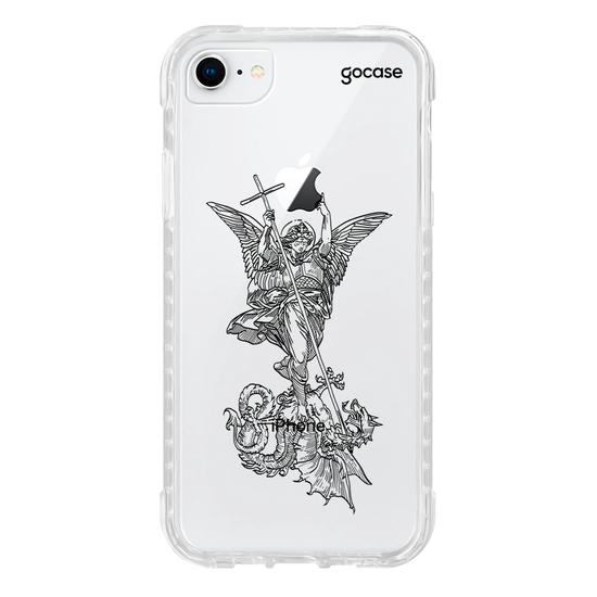 Capinha para celular  São Miguel Gravura Clássica