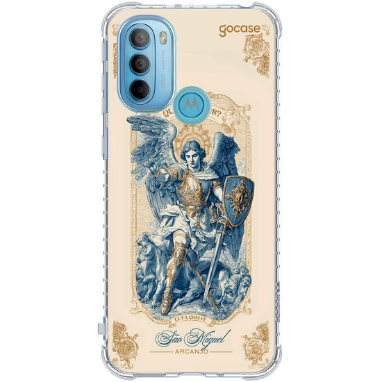 Capinha para celular  São Miguel Arcanjo - Luta com Fé