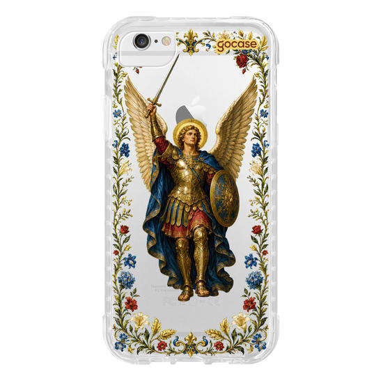 Capinha para celular  São Miguel Moldura Floral
