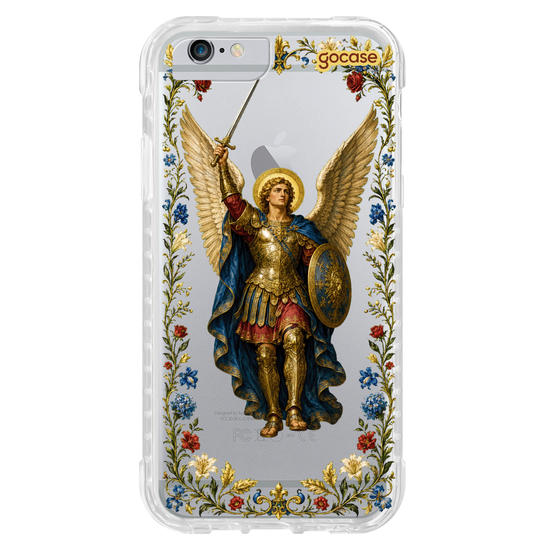 Capinha para celular  São Miguel Moldura Floral