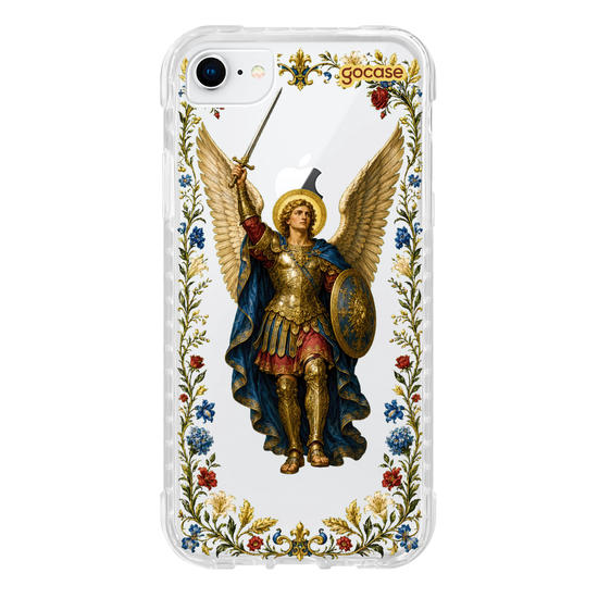 Capinha para celular  São Miguel Moldura Floral