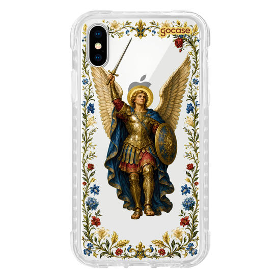 Capinha para celular  São Miguel Moldura Floral