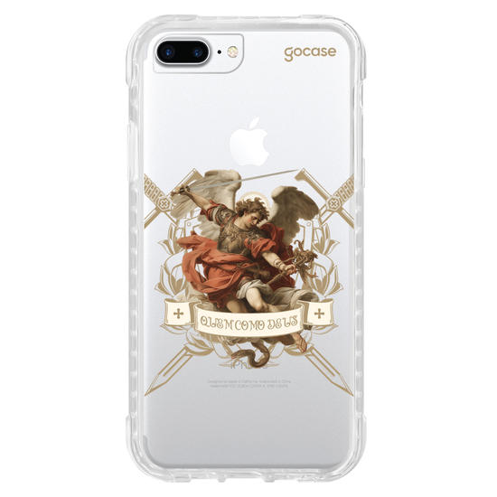 Capinha para celular  São Miguel Arcanjo - Quem Como Deus Capinha para celular  São Miguel Arcanjo - Quem Como Deus
