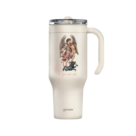 Copo Térmico Life - São Miguel Arcanjo, Rogai Por Nós