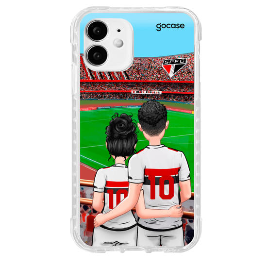 Capinha para celular São Paulo - Casal Tricolor Paulista