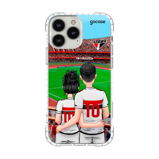 Capinha para celular São Paulo - Casal Tricolor Paulista