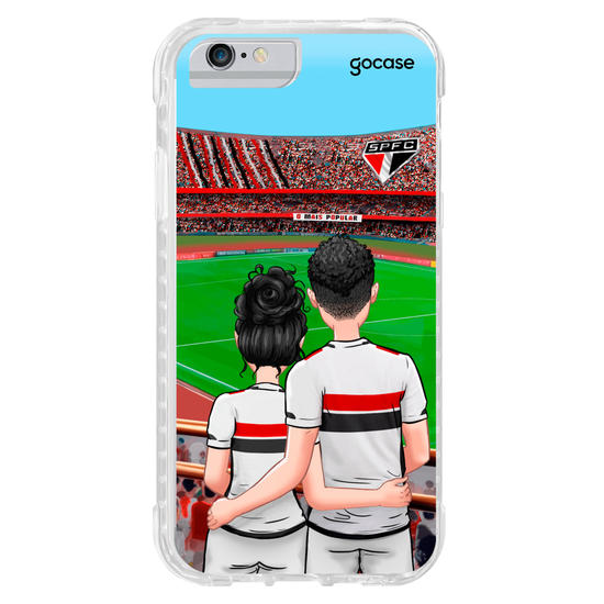 Capinha para celular São Paulo - Casal Tricolor Paulista Capinha para celular São Paulo - Casal Tricolor Paulista