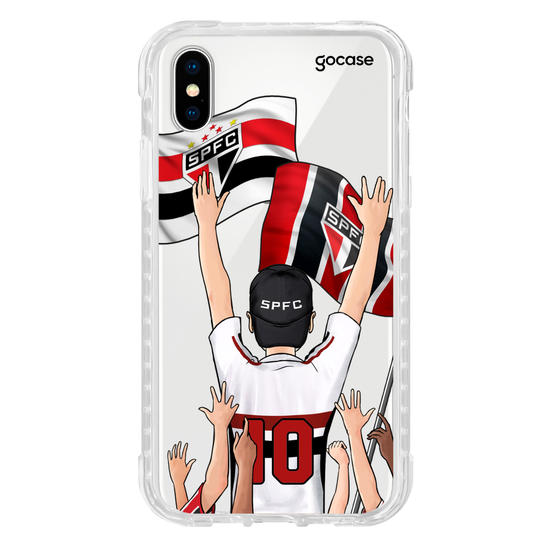 Capinha para celular São Paulo - Garoto Tricolor