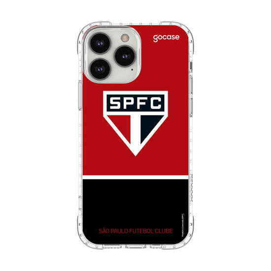 Capinha para celular São Paulo - Tricolor Horizontal Customizável