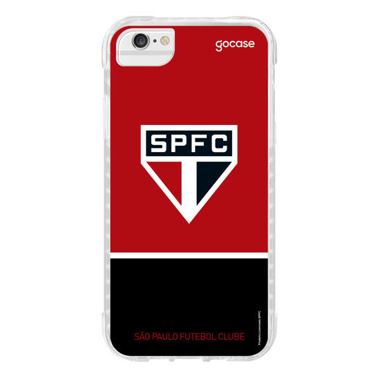 Capinha para celular São Paulo - Tricolor Horizontal Customizável