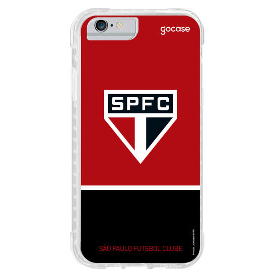 Capinha para celular São Paulo - Tricolor Horizontal Customizável
