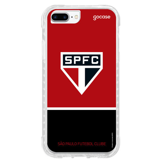 Capinha para celular São Paulo - Tricolor Horizontal Customizável