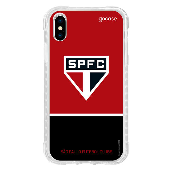 Capinha para celular São Paulo - Tricolor Horizontal Customizável