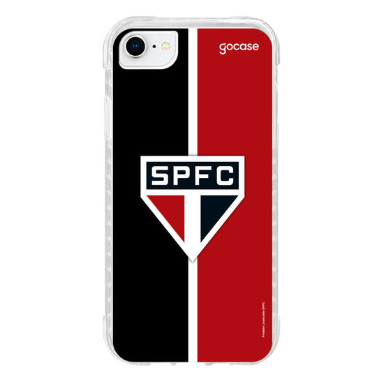 Capinha para celular São Paulo - Tricolor Vertical Customizável