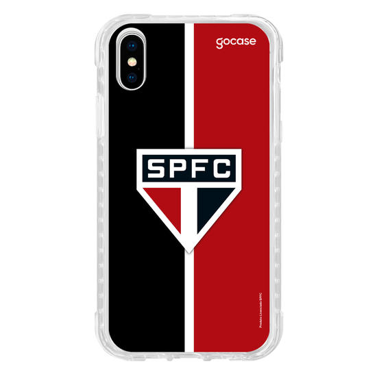 Capinha para celular São Paulo - Tricolor Vertical Customizável