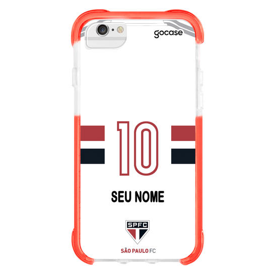 Capinha para celular São Paulo - Uniforme 1 2020 Personalizado