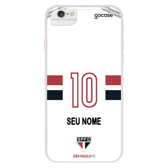 Capinha para celular São Paulo - Uniforme 1 2020 Personalizado