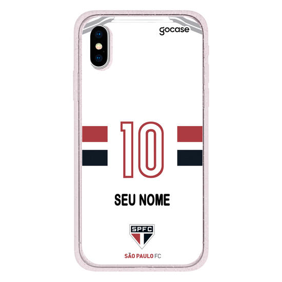 Capinha para celular São Paulo - Uniforme 1 2020 Personalizado
