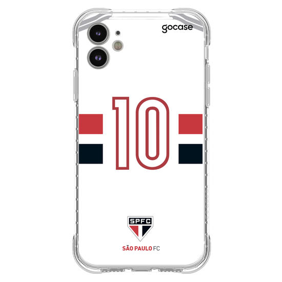 Capinha para celular São Paulo - Uniforme 1 2020 Personalizado