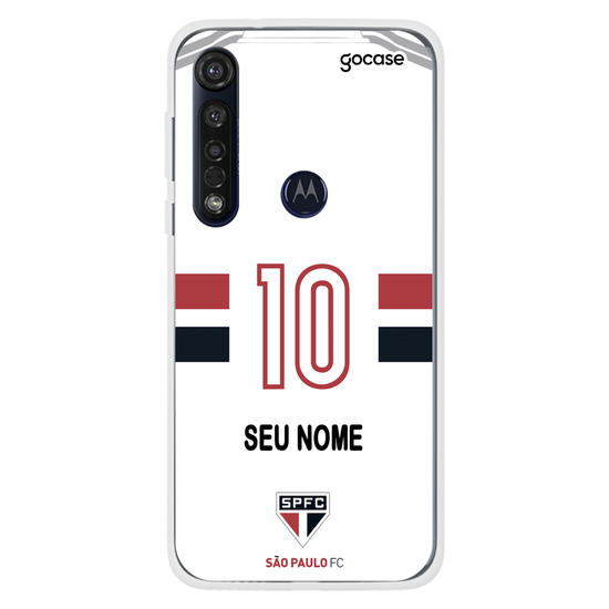 Capinha para celular São Paulo - Uniforme 1 2020 Personalizado