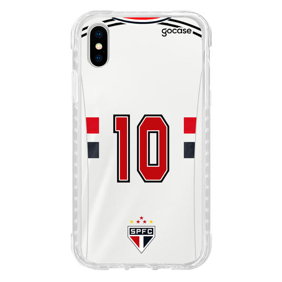 Capinha para celular São Paulo - Uniforme 1 2022 Personalizado