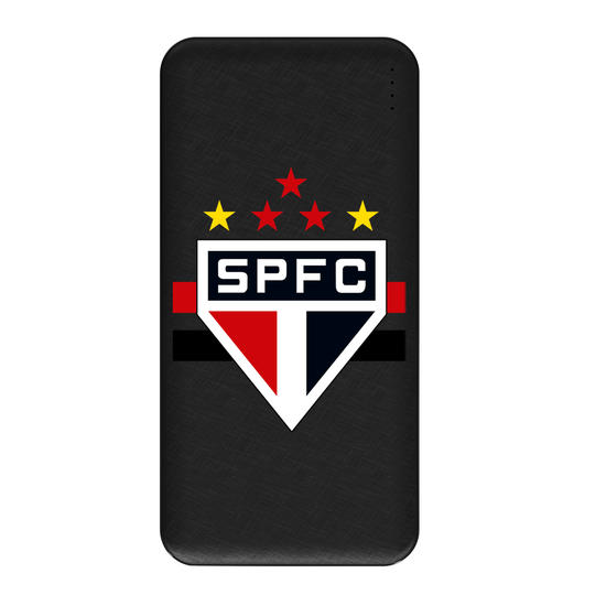 Carregador Portátil Fast Charge - São Paulo - Uniforme 1 2023 Escudo