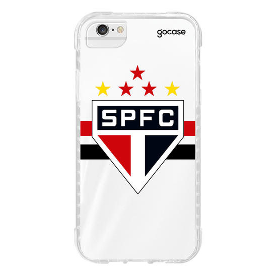 Capinha para celular São Paulo - Uniforme 1 2023 Escudo
