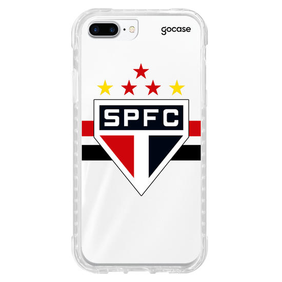 Capinha para celular São Paulo - Uniforme 1 2023 Escudo