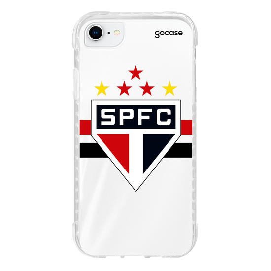 Capinha para celular São Paulo - Uniforme 1 2023 Escudo
